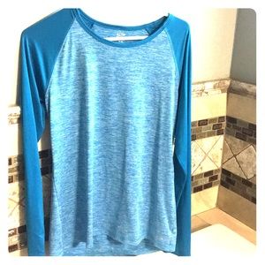 Blue workout top, almost new